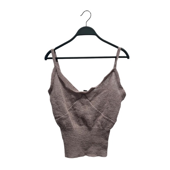Miu Miu Taupe Knit Sweater